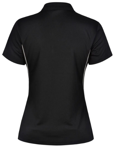 Picture of Winning Spirit, Ladies Cooldry S/S Contrast Interlock Polo